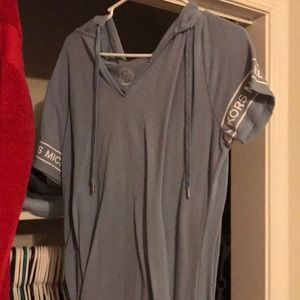 Michael kors blue petite XL dress never worn!